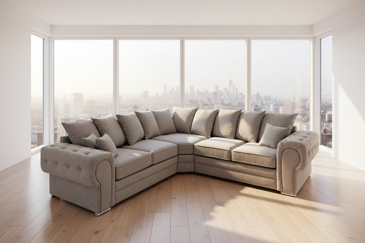 Luxury Corner Sofa – Available in All Colors